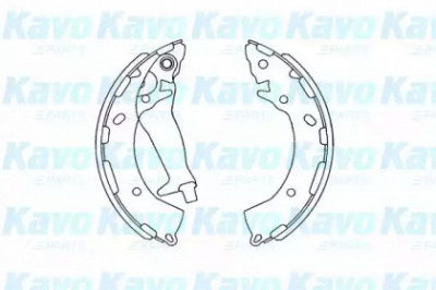 KAVO PARTS kbs3409 -  Комплект тормозных колодок